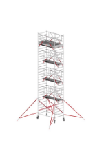 Afbeeldingen van Altrex rolsteiger RS TOWER 52-S - werkhoogte 10.2 meter - platformlengte 2.45 meter fiber