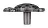 Afbeeldingen van Siro Meubelknop metaal - L 48mm/H 26mm/B 34mm - tin 