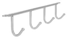 Afbeeldingen van Siro Haaklijst metaal - boorafstand 262mm/L 272mm/H 35mm/B 51mm chroom glanzend 
