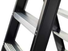 Afbeeldingen van Dubbel oploopbaar - aluminium trap (gecoat)