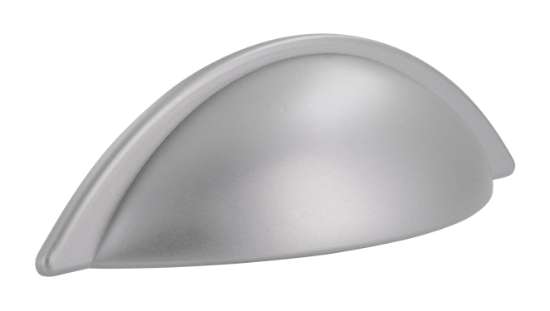 Afbeeldingen van Siro Schelpgreep kunststof - boorafstand 64mm/L 113mm/H 25mm/B 31mm - aluminium 
