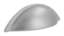 Afbeeldingen van Siro Schelpgreep kunststof - boorafstand 64mm/L 113mm/H 25mm/B 31mm - aluminium 