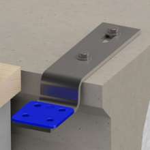 Afbeeldingen van GB Vloerkozijnstrip 110x35x145 60x8 Thermisch Verzinkt