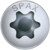 Afbeeldingen van Spax spaanplaatschroef - Ø4x30mm T20 - cilinderkop elektrolytisch verzinkt