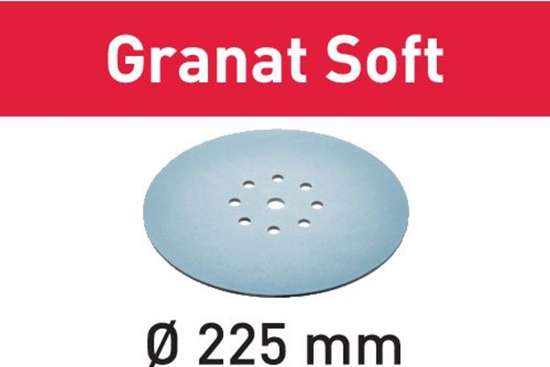 Afbeeldingen van Festool Schuurpapier Granat Soft STF D225 P120 GR S/25
