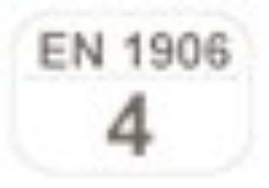 Afbeeldingen van INTERSTEEL Gatdeel rechts Recht op verdekt schild met nokken 7mm rvs EN1906/4 1296