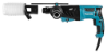 Afbeeldingen van Makita Combihamer HR2631FT13 - 230V 800Watt - Inclusief verwisselbare boorkop en 5 delige borenset in blauw aluminium koffer