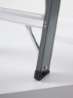 Afbeeldingen van Enkel oploopbare trap - aluminium (gecoat)