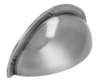 Afbeeldingen van Siro Schelpgreep metaal - boorafstand 64mm/L 85mm/H 27mm/B 31mm - antiek zilver 
