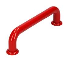 Afbeeldingen van Siro Meubelgreep kunststof - boorafstand 96mm/L 112mm/H 30mm/B 16mm - rood 