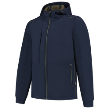 Afbeeldingen van Tricorp softshell met capuchon Accent - maat S - ink/army  