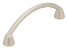 Afbeeldingen van Siro Meubelgreep metaal - boorafstand 64mm/L 74mm/H 22mm/B 10mm nikkel mat 