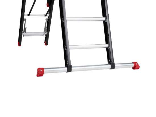 Afbeeldingen van Aluminium ladder (gecoat) - 2-delig reform