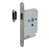 Afbeeldingen van INTERSTEEL Woningbouw magneet slot, voorplaat afgerond rvs, 20x175, doorn 50mm incl. sluitplaat/kom 9570