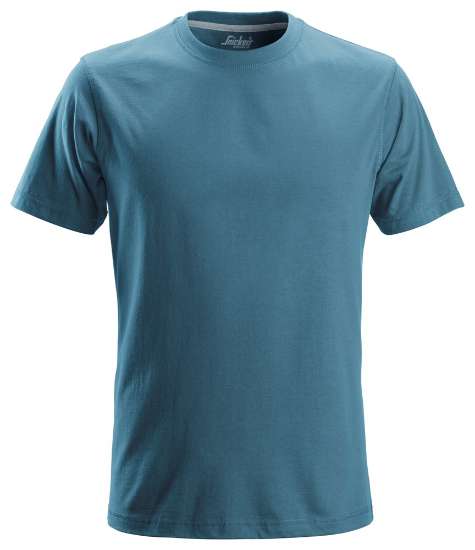 Afbeeldingen van Snickers t-shirt 2502-5100 maat S petrol
