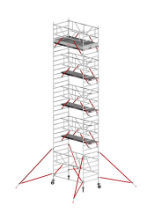 Afbeeldingen van Altrex Vouw-/Rolsteiger RS TOWER 55-S - Werkhoogte 10.8 meter - Platformlengte 1.85 meter Fiber-Deck 