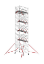 Afbeeldingen van Altrex Vouw-/Rolsteiger RS TOWER 55-S - Werkhoogte 10.8 meter - Platformlengte 3.05 meter Hout 