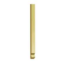 Afbeeldingen van INTERSTEEL Stangenset deurespagnolet 2 x 125 cm messing gelakt 5620