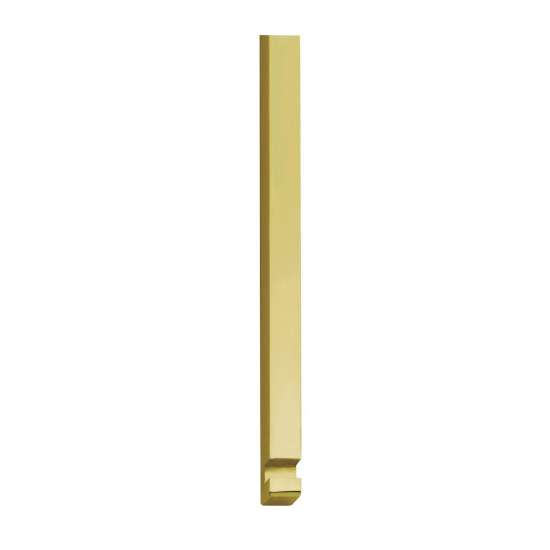 Afbeeldingen van INTERSTEEL Stangenset deurespagnolet 2 x 125 cm messing gelakt 5620