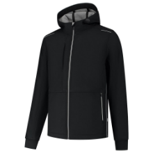 Afbeeldingen van Tricorp softshell met capuchon Accent - maat S - zwart/grijs  