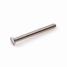 Afbeeldingen van metaalschroef - M5x80mm zaagsnede - platkop RVS-A2 DIN963 