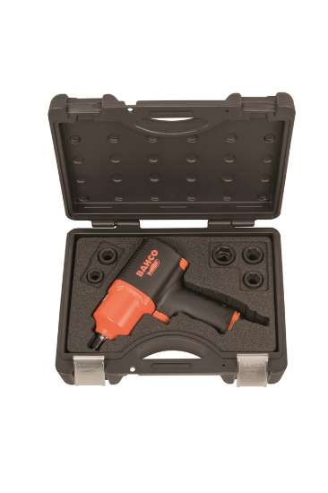 Afbeeldingen van Bahco micro slagmoersleutelset, 1/2'' inclusief 5 doppen