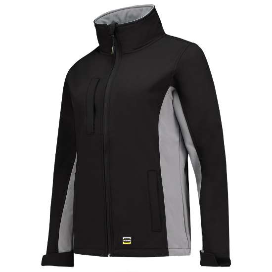 Afbeeldingen van Tricorp softshell jack 402008 - maat 4XL - zwart/grijs 