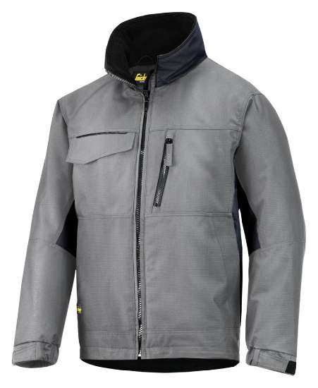 Afbeeldingen van Snickers winterjack 1128-1804 maat 2XL donker grijs Op=Op