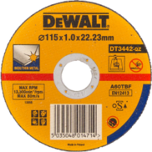 Afbeeldingen van DeWALT Doorslijpschijven recht, inox DT3442