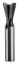 Afbeeldingen van Makita zwaluwstaartfrees - Ø12,7x13mm 14° - schacht Ø8mm 2 beitels
