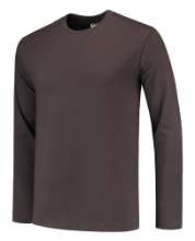 Afbeeldingen van Tricorp T-Shirt lange mouw 60°c wasbaar 101015 Donker Grijs 4XL