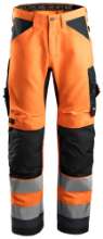 Afbeeldingen van Snickers werkbroek 6331-5558 maat 258 high visibility geel