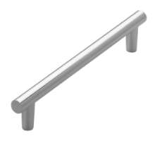 Afbeeldingen van Siro Meubelgreep metaal - boorafstand 128mm/L 157mm/H 28mm/B 10mm - chroom glanzend 