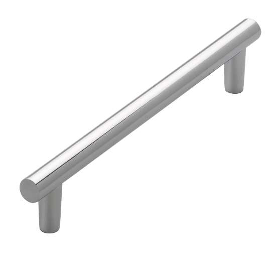 Afbeeldingen van Siro Meubelgreep metaal - boorafstand 128mm/L 157mm/H 28mm/B 10mm - chroom glanzend 