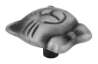 Afbeeldingen van Siro Meubelknop metaal - L 37mm/H 25mm/B 32mm antiek tin 