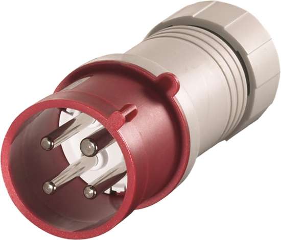 Afbeeldingen van Kelfort Contactstop - 400v - CEE 4P met randaarde en rode kernkleur 32A 