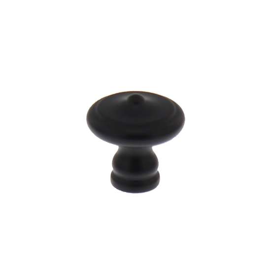 Afbeeldingen van INTERSTEEL Meubelknop ø 25 mm smeedijzer zwart 8550