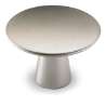 Afbeeldingen van Hettich Knop Issa, H 27 mm, ø 40 mm, roestvrij staal finish geborsteld