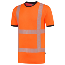 Afbeeldingen van Tricorp t-shirt RWS Revisible - maat L - fluor oranje 