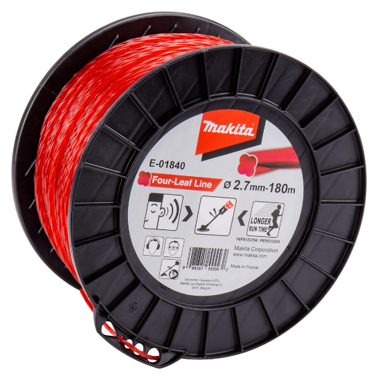 Afbeeldingen van Makita Maaidraad - 2,7mm x 180 meter - rood 