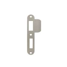 Afbeeldingen van INTERSTEEL Sluitplaat 127x23x1,5mm tbv 55pc SKG sluitkom afgerond met korte lip, DIN links rvs 9508