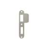Afbeeldingen van INTERSTEEL Sluitplaat 127x23x1,5mm tbv 55pc SKG sluitkom afgerond met korte lip, DIN links rvs 9508