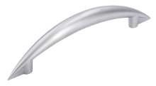 Afbeeldingen van Siro Meubelgreep metaal - boorafstand 96mm/L 130mm/H 29mm/B 12mm chroom mat 