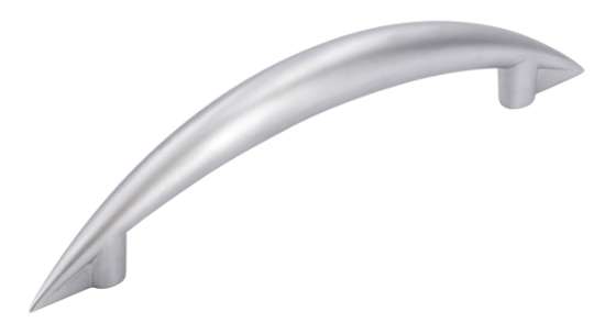 Afbeeldingen van Siro Meubelgreep metaal - boorafstand 96mm/L 130mm/H 29mm/B 12mm chroom mat 
