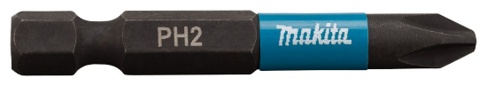 Afbeeldingen van Makita Slagschroefbit X Impact Black - PH2x50mm