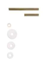 Afbeeldingen van INTERSTEEL Bevestigingsset B doorgaand paarsgewijze montage voor hout / glas / pvc / alu. deurdikte10-65mm 4380