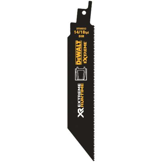 Afbeeldingen van DeWALT Reciprozaagblad voor metaal Xtreme runtime 152mm DT99553
