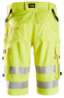 Afbeeldingen van Snickers ProtecWork korte broek, klasse 1, 6160-6600, Maat 48, high-visibillity geel