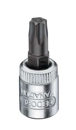 Afbeeldingen van Dopsleutel-schroevendraaier 1/4" tbv inwendige TORX® schroeven