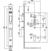 Afbeeldingen van Nemef pc dn slot 649-60 U20 DR